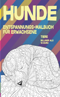 Entspannungs-Malbuch für Erwachsene - Billiger als 10 Euro - Tiere - Hunde