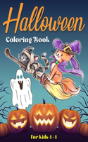Halloween Coloring Book For Kids 4 - 8