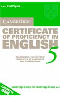 Cambridge Certificate of Proficiency in English 5 Audio Cassette Set (2 Cassettes)