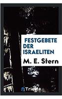 Festgebete Der Israeliten