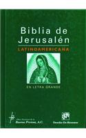 Biblia de Jerusalen Latinoamericana en Letra Grande-OS