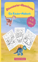 Dinosaurier-Abenteuer - Ein Kinder-Malbuch