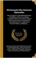 Dictionnaire Des Sciences Naturelles