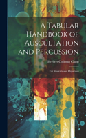 Tabular Handbook of Auscultation and Percussion