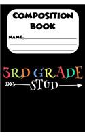 Composition Book 3rd Grade Stud