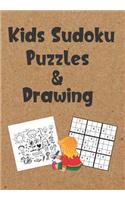 Kids Sudoku Puzzles and Drawing