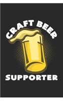 Craft beer supporter: 6x9 Craft beer - dotgrid - dot grid paper - notebook - notes