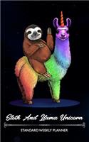 Sloth And Llama Unicorn