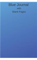 Blue Journal with Blank Pages