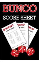 Bunco Score Sheets