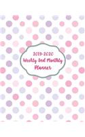2019-2020 Weekly and Monthly Planner: 24 Month Year January 2019 - December 2020 Daily Weekly and Monthly Calendar Planner Schedule Record Book 158 Pages(5 Planner Notebook 2019-2020)
