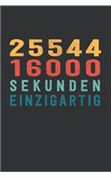 2 554 416 000 Sekunden Einzigartig: tolles 81 Jahre Geburtstags Notizbuch liniert - 100 Seiten