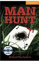 Man Hunt Level 4 Intermediate Book with Audio CDs (3) Pack