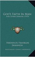God's Faith in Man: And Other Sermons (1919)