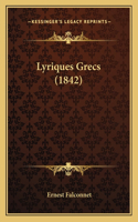 Lyriques Grecs (1842)