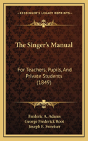 The Singer's Manual