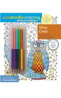 Zendoodle Coloring: Wise Owls