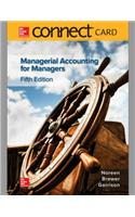 Connect Access Card for Managerial Accounting for Managers