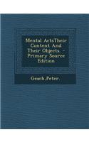 Mental Actstheir Content and Their Objects.
