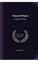 Poems Of Places: England And Wales