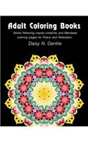 Adult Coloring Books: Stress Relieving inspire creativity, and 50 Mandalas Coloring Pages for Peace and Relaxation