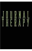 Journal Therapy: Blank Journal Notebook To Write In