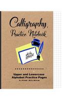 Calligraphy Practice Notebook - Brown Cover