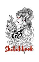 Sketchbook-Fashion Notebook for Drawing, Writing, Painting, Sketching, Doodling- 200 Pages, 8.5x11 High Premium White Paper