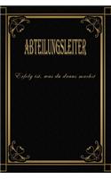 Abteilungsleiter - Erfolg ist, was du draus machst