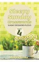 Sleepy Sunday Crosswords Volume 4