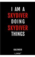 Kalender für Skydiver: Immerwährender Kalender / 365 Tage Tagebuch / Journal [3 Tage pro Seite] für Notizen, Planung / Planungen / Planer, Erinnerungen, Sprüche