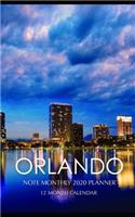 Orlando Note Monthly 2020 Planner 12 Month Calendar