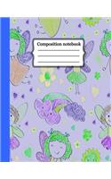 Composition Notebook: fairy tale Wide Ruled Notebook Lined School Journal - 100 Pages - 8.5x11 - Children Kids Girls Teens Women - Subject ... fairy (Wide Ruled School Co