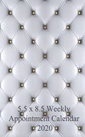 5.5 x 8.5 Weekly Appointment Calendar 2020