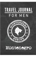 Travel Journal for Men Montenegro