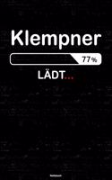 Klempner Lädt... Notizbuch