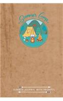 Summer Journal with Prompts: Summer Camp Journal, Adventure Summer, Vacation and Travel Journal for Boys, Girls, Tweens, Teens, Notebook for Recording Camp, Keepsake Memory Book