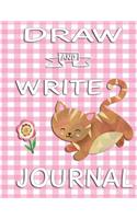 Draw and Write Journal: Blank Lined Journal for Girls