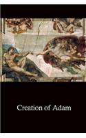 Journal: Creation of Adam by Michelangelo: 140 Page 6 X 9 Notebook Journal Diary