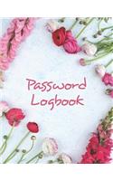 Large Print Password Logbook Write Down Internet Login Info