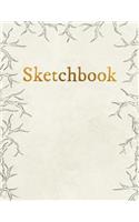 Sketchbook: Personalized Artist Sketchbook, Notebook: Blank Paper for Drawing, Creative Doodling or Sketching