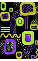 Journal Notebook Colorful Abstract Pattern 5