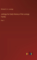 Jottings for Early History of the Levinge Family