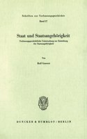 Staat Und Staatsangehorigkeit