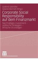 Corporate Social Responsibility Auf Dem Finanzmarkt