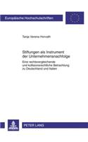 Stiftungen ALS Instrument Der Unternehmensnachfolge