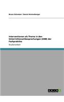 Interventionen als Thema in den Unterrichtsnachbesprechungen (UNB) der Fachpraktika