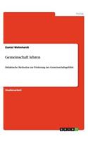 Gemeinschaft lehren