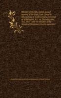 Minutes of the fifty-eighth annual meeting of the Evan. Luth. Synod and Ministerium of North Carolina convened at Wilmington, N. C. on Thursday May 2nd, 1861
