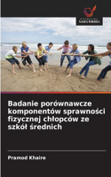 Badanie porównawcze komponentów sprawności fizycznej chlopców ze szkól średnich